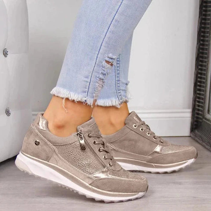 Oslo | Orthopedische Sneakers | Trendy Comfortabele Schoenen | Orthopedische Schoenen Dames