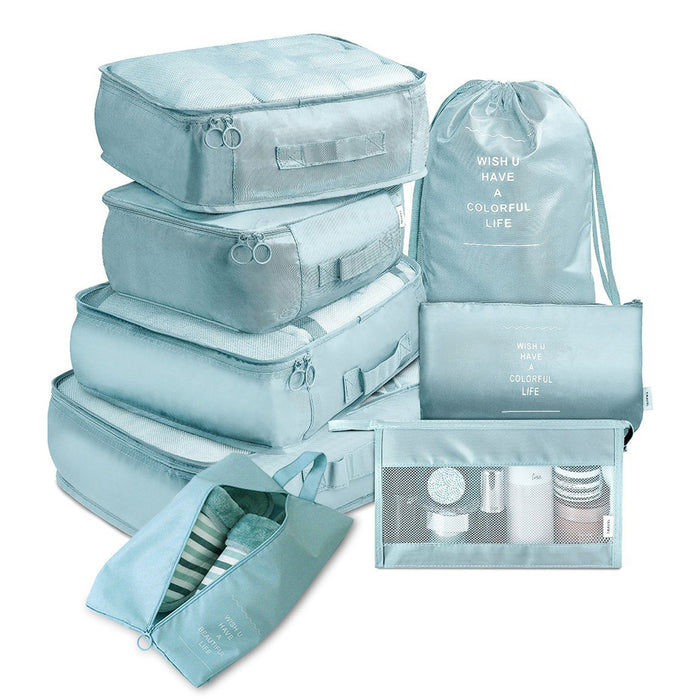 TravelEase | Packing Cubes Set | 8 Stuks | Eenvoudige Organisatie