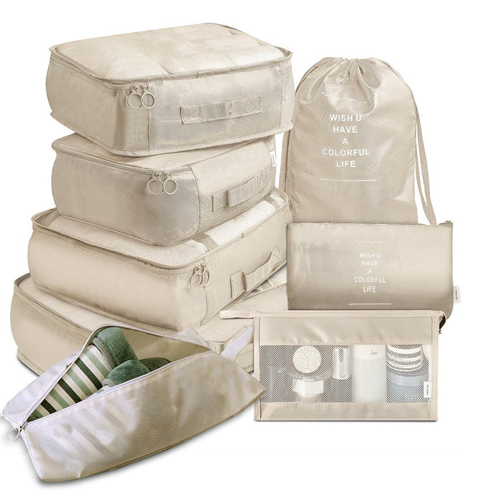 TravelEase | Packing Cubes Set | 8 Stuks | Eenvoudige Organisatie