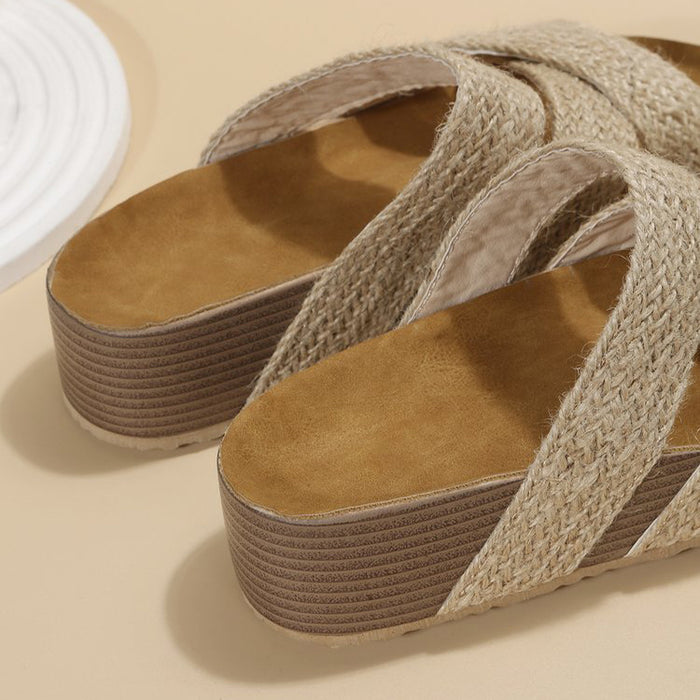 Félicité | Zomer Platform Sandalen | Stijlvolle Slippers Dames | Dames Schoenen Zomer