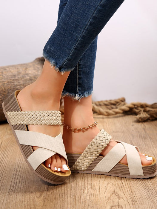 Félicité | Zomer Platform Sandalen | Stijlvolle Slippers Dames | Dames Schoenen Zomer