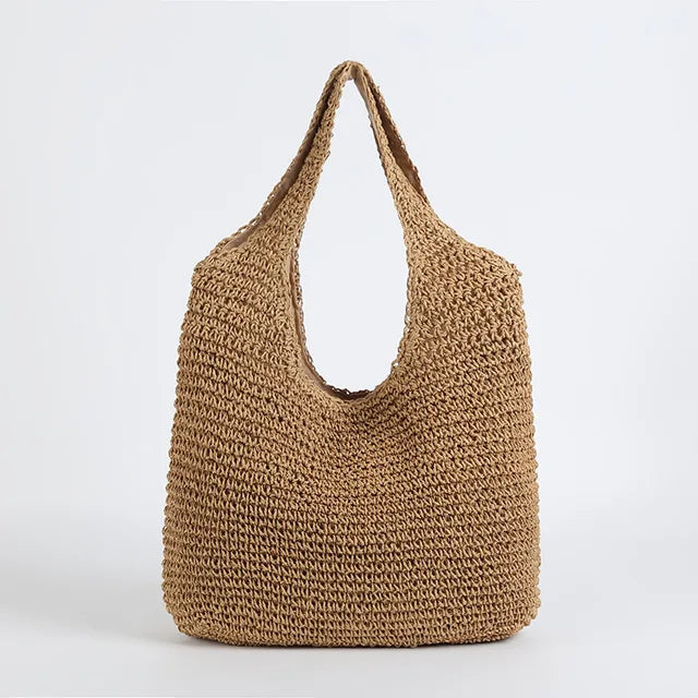 SARAH | Strandtas | Rotan Tas Vrouwen | Geweven Schoudertas | Zomer Strandtas