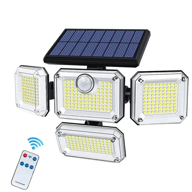 Zonstraal Kracht | Solar Tuinlamp 20W | Waterdicht (IP65) | Verstelbaar met 3 Modus