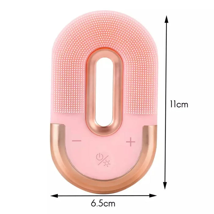 Huidverjongende Gezichtsreiniger | Diepe Reiniging en Stralende Huid | Anti-Rimpel | Red Light Therapy | EMS Microstroom