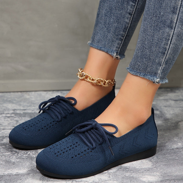 Olympe | Elegante Veterschoenen Vrouwen Mode | Mesh Schoenen