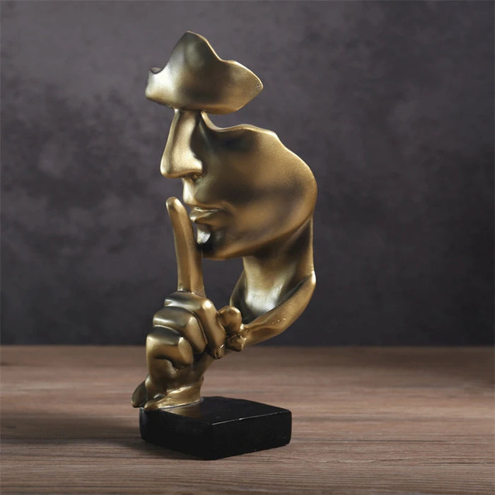 StilteGoud | Abstracte sculptuur | Breng rust en elegantie in je huis