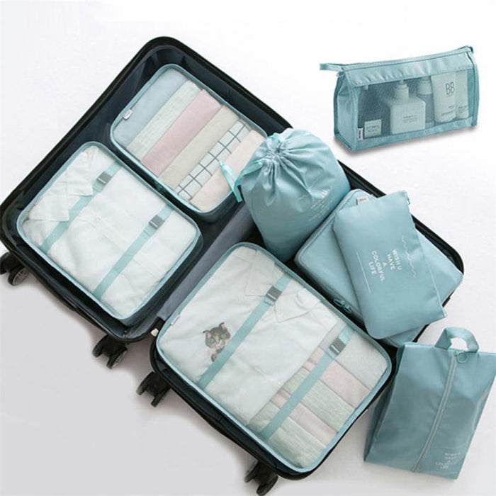 TravelEase | Packing Cubes Set | 8 Stuks | Eenvoudige Organisatie