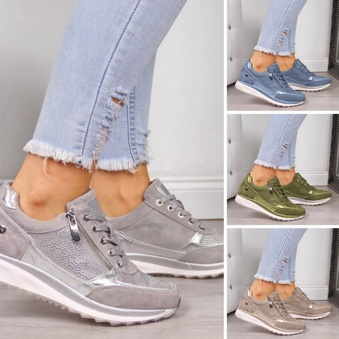 Oslo | Orthopedische Sneakers | Trendy Comfortabele Schoenen | Orthopedische Schoenen Dames