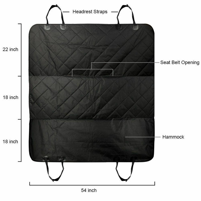 AutoPaws | Waterdichte Pet Seat Cover voor Auto's, Trucks, SUV | Veiligheid en Comfort