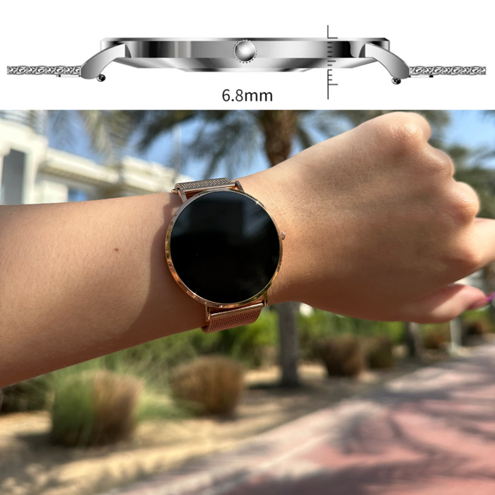 TrendFlow | Smartwatch | Modieus en Functioneel | Waterdicht | Krachtige Batterij