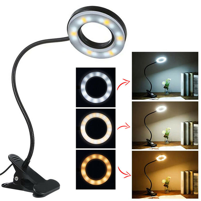 SightGuard LED Leeslamp | 3 Kleurmodi, 5 Helderheidsniveaus | Oogvriendelijk Licht | USB-Aansluiting