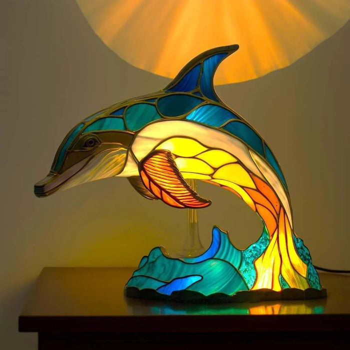 Caly - Kunst Lamp | Moderne en Stijlvolle Decoratie | Nachtlampje | Gekleurde Dieren Lamp