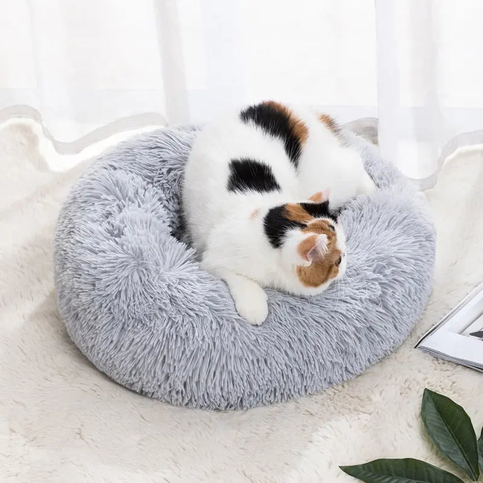 CozyCradle | Pluche Huisdierbed | Kattenmand | Hondenmand | Luxe Comfort | Wasbaar & Stijlvol