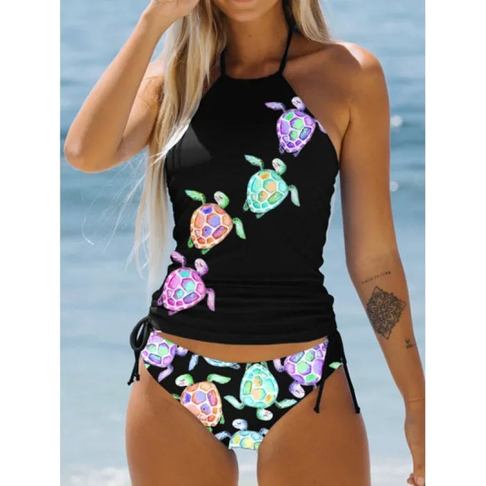 ZOMERGLANS | Damesbadpak Met Print | Badpak Dames | Onepiece Zwempak