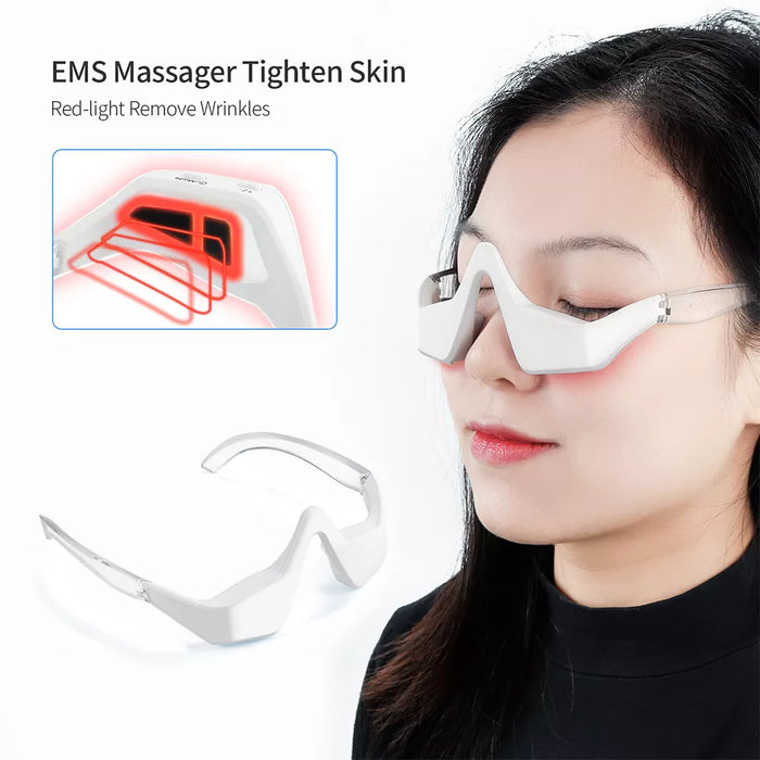 GlowEyes | 3D Oog Massager | Elektrisch | Anti-Rimpel | Infrarood | LED Photon Therapie