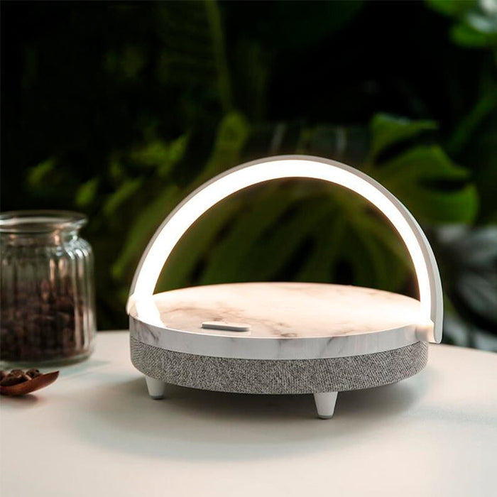 Louis - Multifunctionele bedlamp met Bluetooth speaker en draadloze oplader Finn Brands