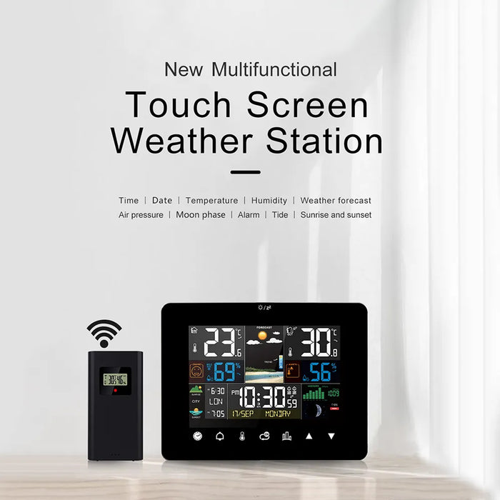 WeerMeester | Weerstation met Touchscreen | Real-time Weerupdates | Slimme Weerfunctionaliteiten