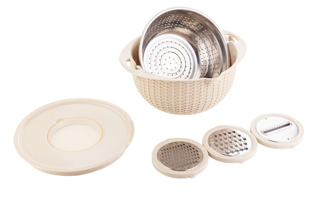 SliceMaster | Multifunctionele Colander Set | Rotatie Design