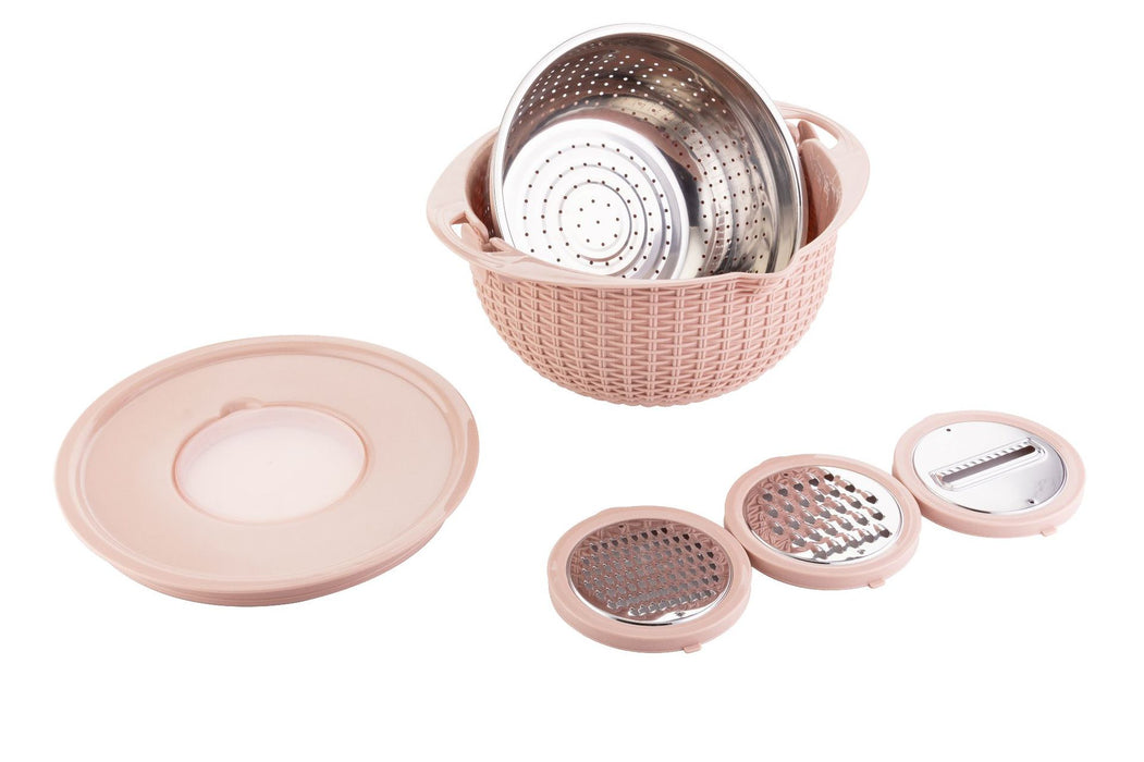 SliceMaster | Multifunctionele Colander Set | Rotatie Design