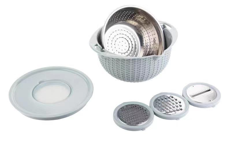 SliceMaster | Multifunctionele Colander Set | Rotatie Design