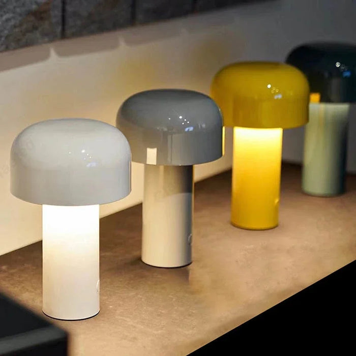 UniqLight | Paddestoel tafellamp | Draadloos opladen, aanraakbediening en sfeervol design | Verander elke ruimte in een gezellig toevluchtsoord