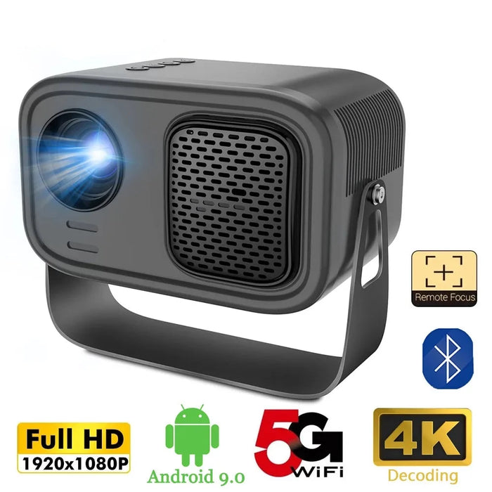 P28A Vision | Mini Projector met Android 9 | Draagbaar Home Theater | 1080P HD | Draadloze Screen Mirroring