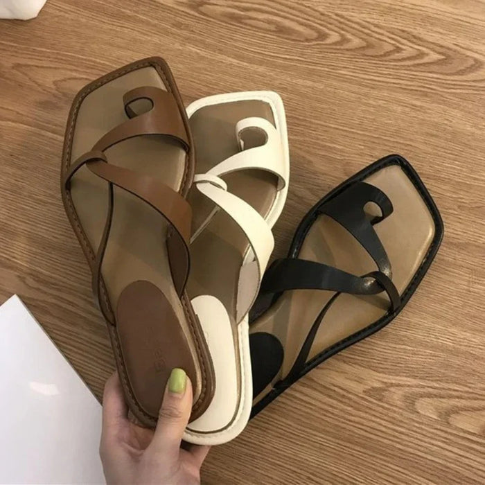 Ravenna | Zomer Clip Neus Slippers Dames Nieuwe Koreaanse Versie | Anti-slip Mode Sandalen