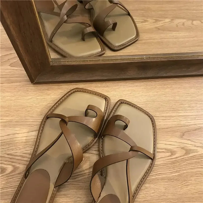 Ravenna | Zomer Clip Neus Slippers Dames Nieuwe Koreaanse Versie | Anti-slip Mode Sandalen