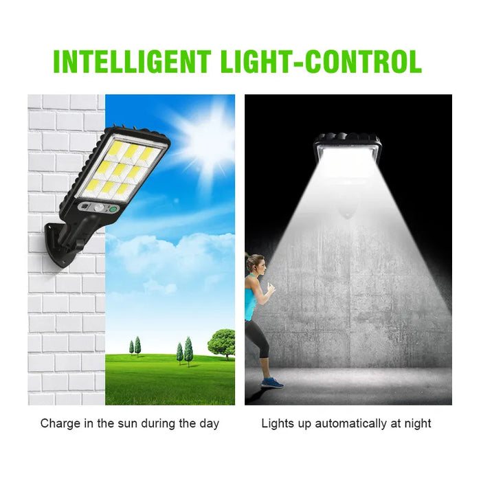 LumiGuard | Solar Straatverlichting | Waterdicht | Bewegingssensor