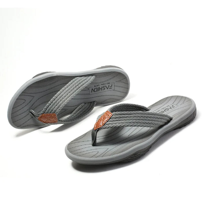 BRENT | Nieuwe Neutrale Teenslippers | Stijlvolle Comfortabele Slippers