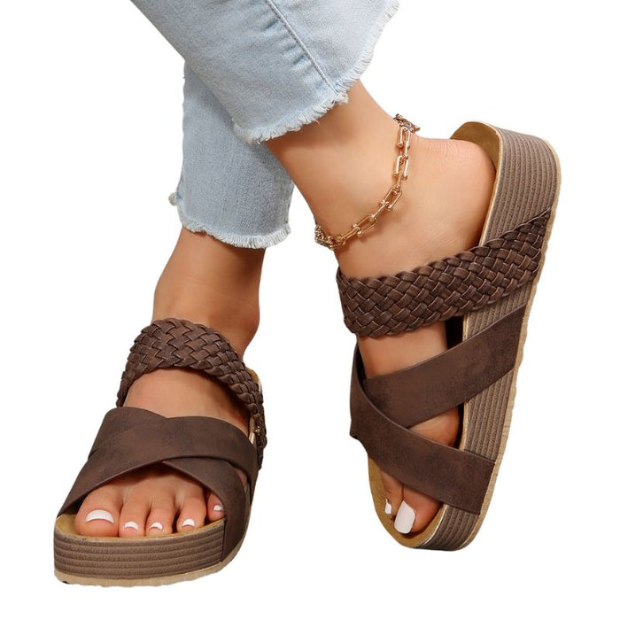 Félicité | Zomer Platform Sandalen | Stijlvolle Slippers Dames | Dames Schoenen Zomer