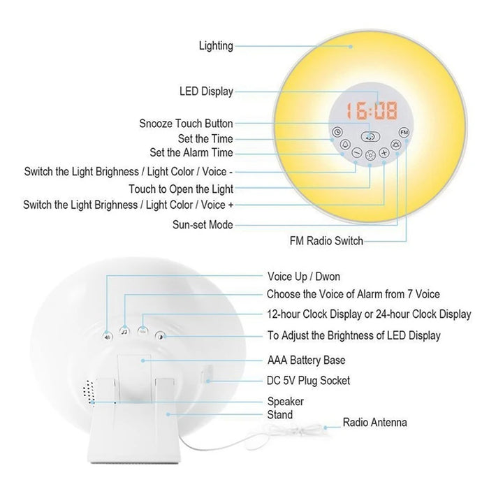 LoomiWekker | Wake-up light | Wakker worden met natuurlijk licht