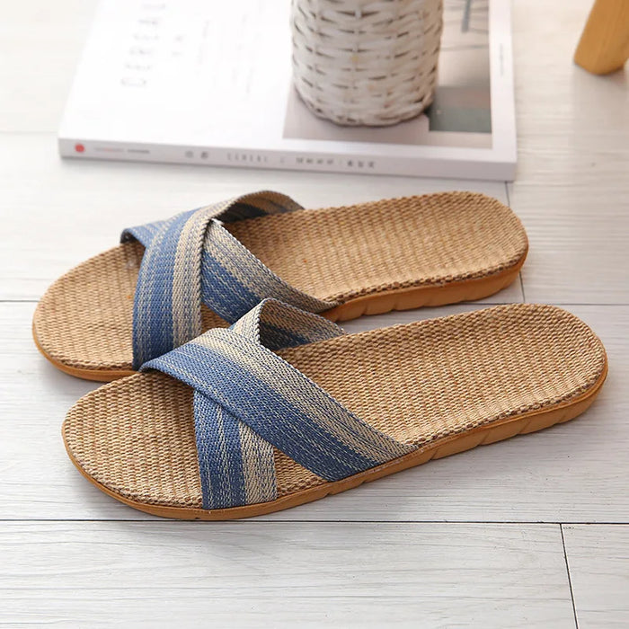 Merle | Casual Linnen Slippers Heren | Zomer Slippers | Sandalen Heren