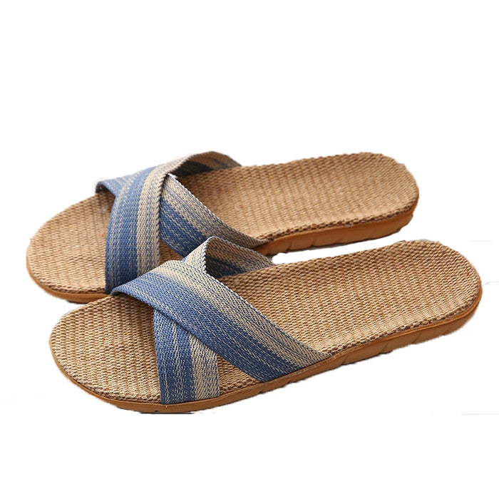 Merle | Casual Linnen Slippers Heren | Zomer Slippers | Sandalen Heren