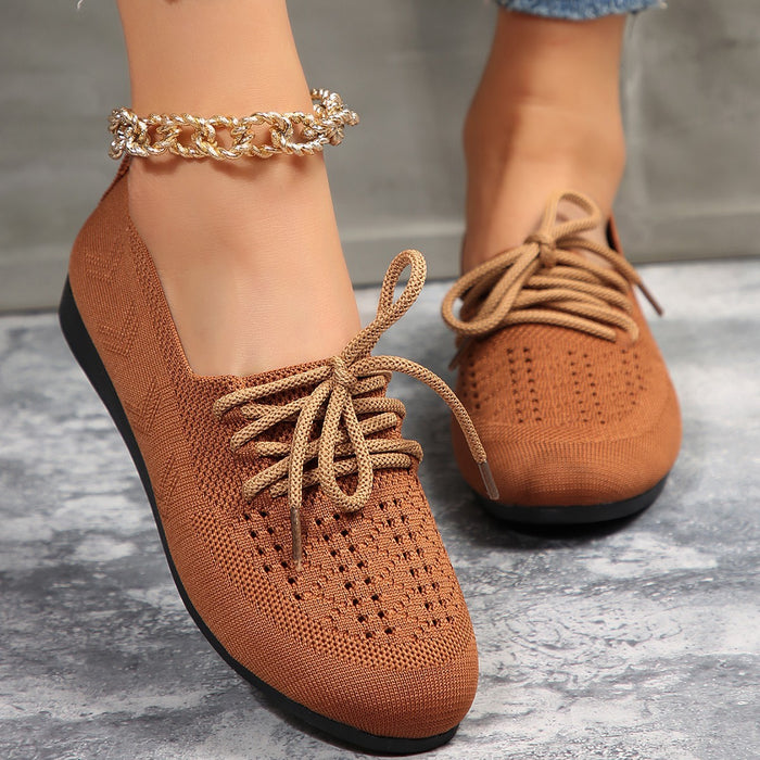 Olympe | Elegante Veterschoenen Vrouwen Mode | Mesh Schoenen