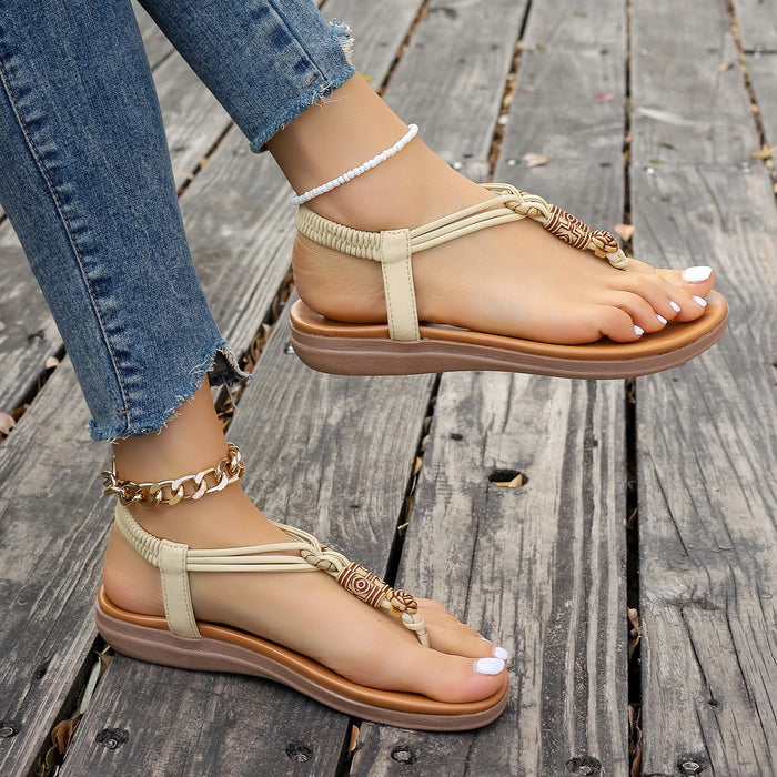 Adrienne | Stijlvolle Platte Sandalen Vrouwen | Zomerschoenen | Slippers Dames