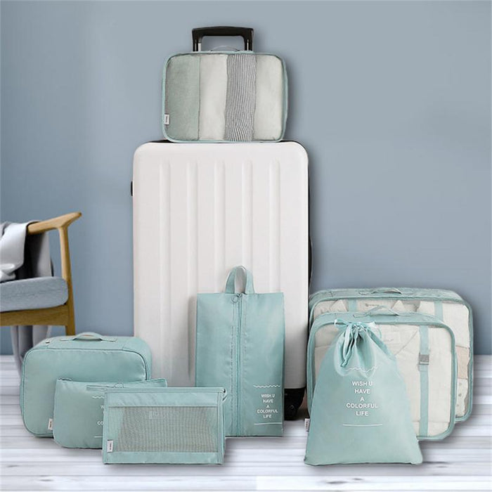 TravelEase | Packing Cubes Set | 8 Stuks | Eenvoudige Organisatie