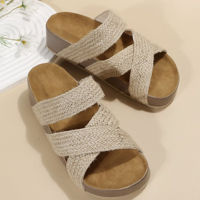 Félicité | Zomer Platform Sandalen | Stijlvolle Slippers Dames | Dames Schoenen Zomer