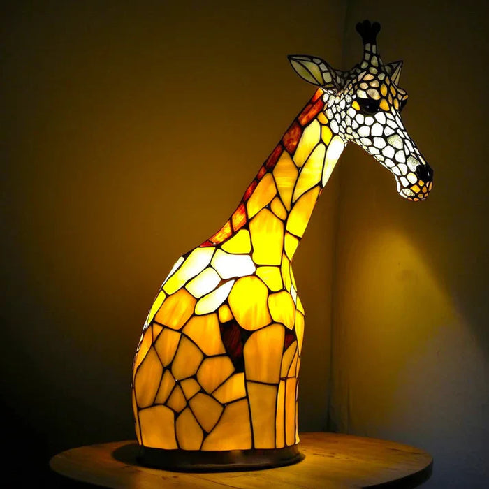 Caly - Kunst Lamp | Moderne en Stijlvolle Decoratie | Nachtlampje | Gekleurde Dieren Lamp