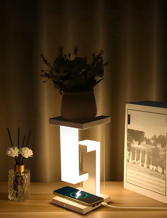 MagniLux Wireless: LED Levitatie Lamp met Oplaadstation