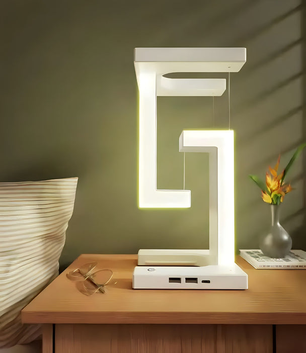 MagniLux Wireless: LED Levitatie Lamp met Oplaadstation