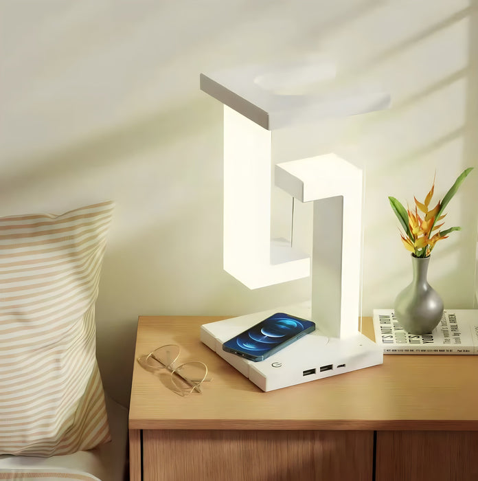 MagniLux Wireless: LED Levitatie Lamp met Oplaadstation