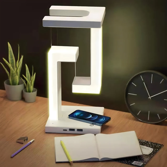 MagniLux Wireless: LED Levitatie Lamp met Oplaadstation