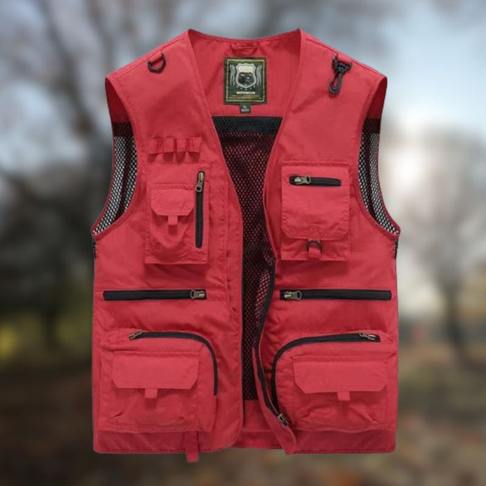 HUYGENS | Tactisch Vest | Outdoor Bodywarmer | Veelzijdige Bodywamer | Kamperen, Vissen, Wandelen