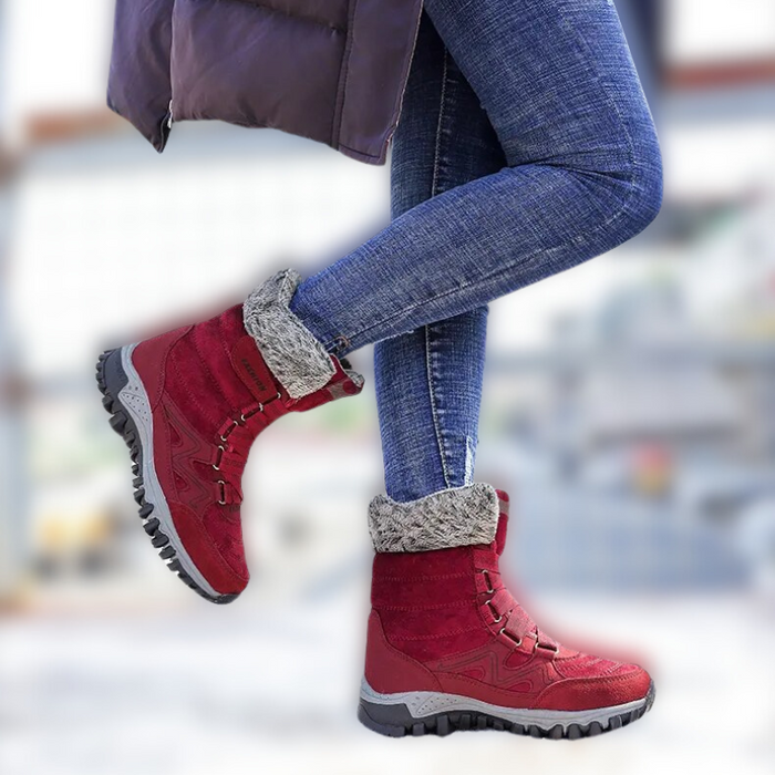 ELLA | Winter Dames Snowboots | Warme Hoge Laarzen voor Buiten Koud Weer