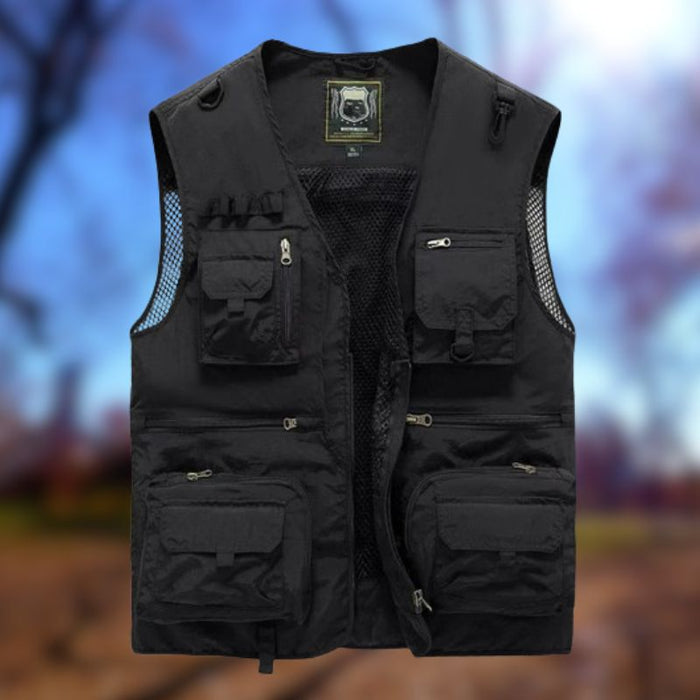 HUYGENS | Tactisch Vest | Outdoor Bodywarmer | Veelzijdige Bodywamer | Kamperen, Vissen, Wandelen