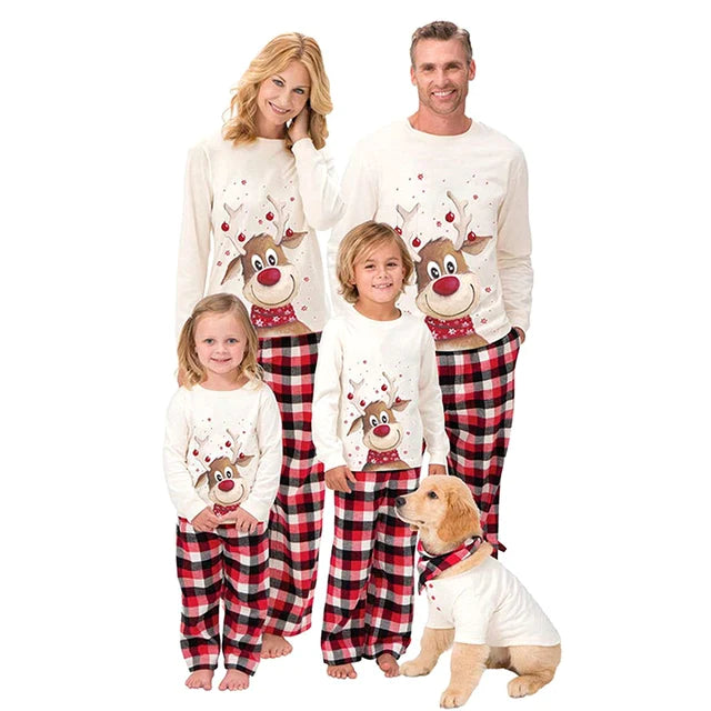 DREAMCOZY | Kerstpyjama Set | Perfect voor Familiefoto's | Comfortabel en Stijlvol