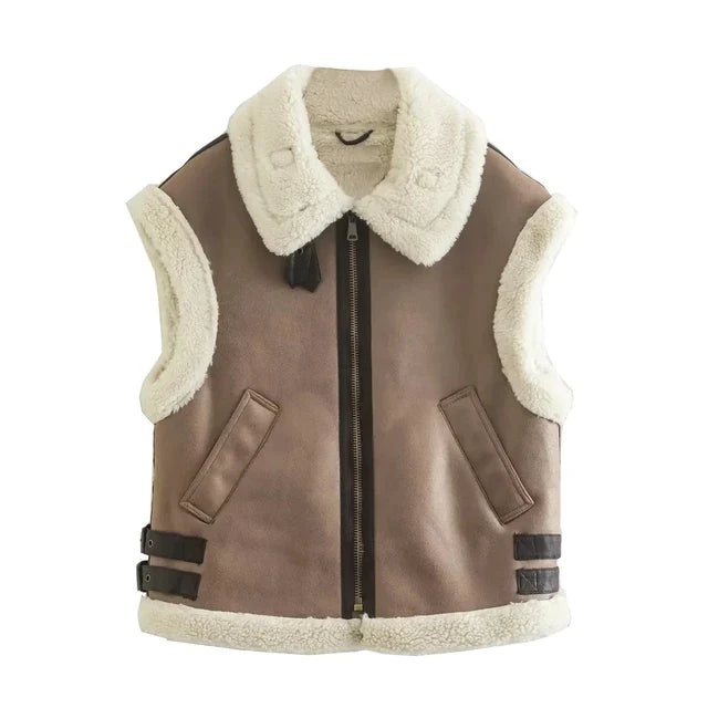 LUXEFLUFF | Winter Fur Vest | Stijlvolle Warmte | Trendy en Comfortabel