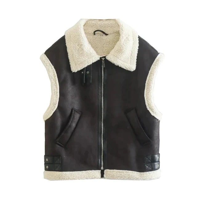 LUXEFLUFF | Winter Fur Vest | Stijlvolle Warmte | Trendy en Comfortabel