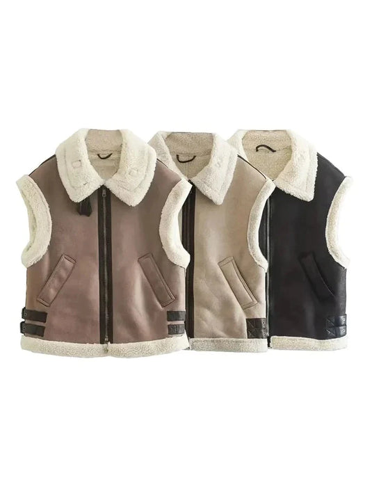 LUXEFLUFF | Winter Fur Vest | Stijlvolle Warmte | Trendy en Comfortabel